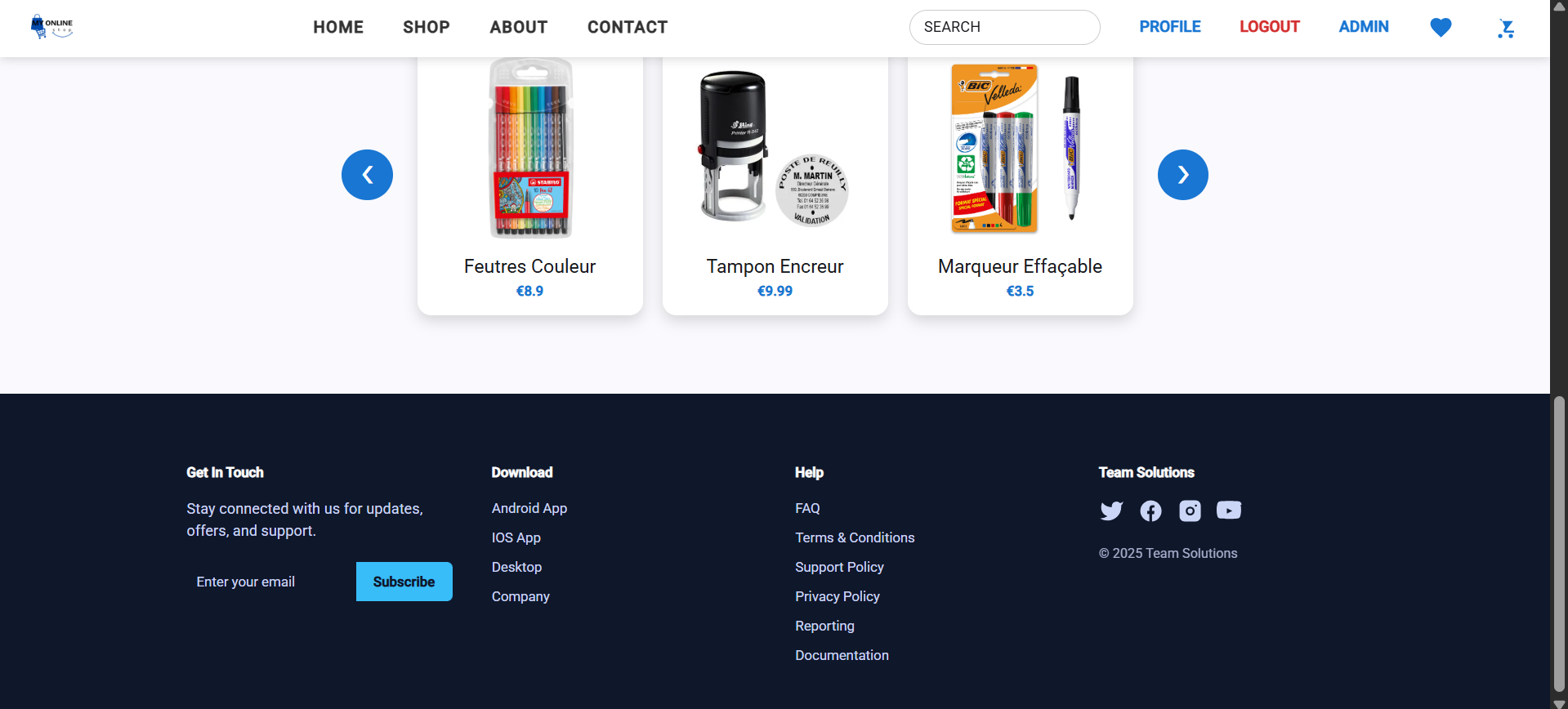 MyShop UI 2